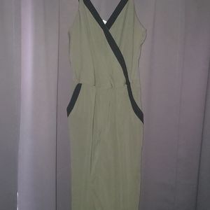 BAR III Green Jumpsuit